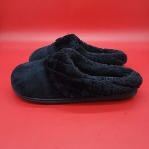 Cabernet Foam Cushion Slippers Women's 7-8 Shoes Black